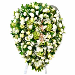 Στεφάνι κηδείας σε σχήμα Δάκρυ