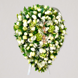 Στεφάνι κηδείας σε σχήμα Δάκρυ