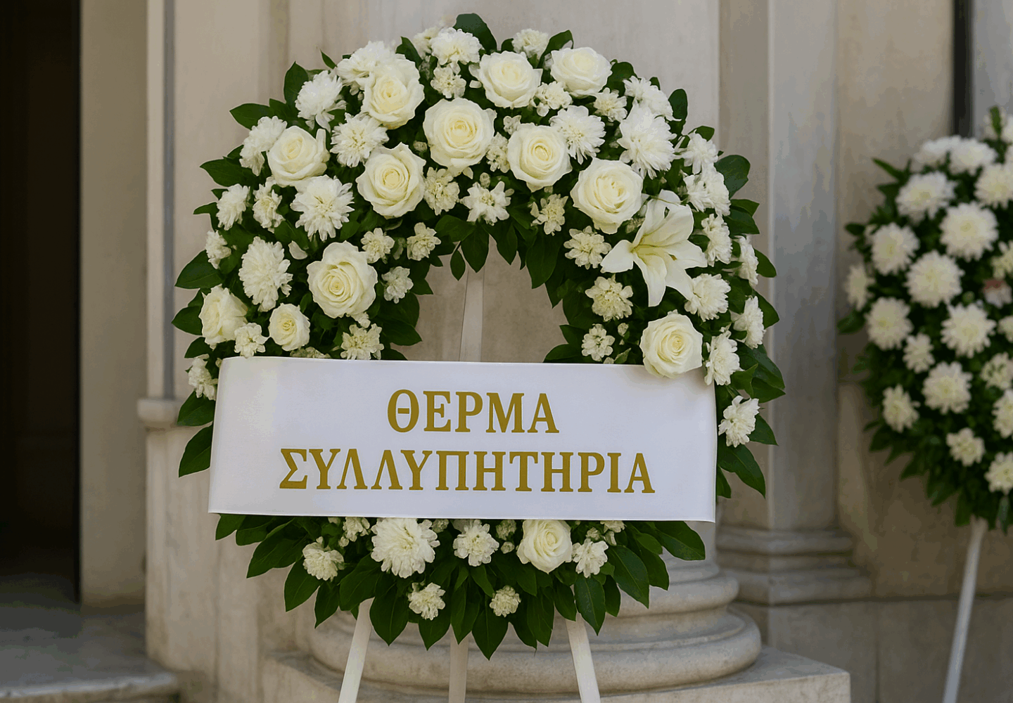 στεφάνια κηδείας στην Ελλάδα