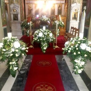 Church Flower Decoration for Funeral Services