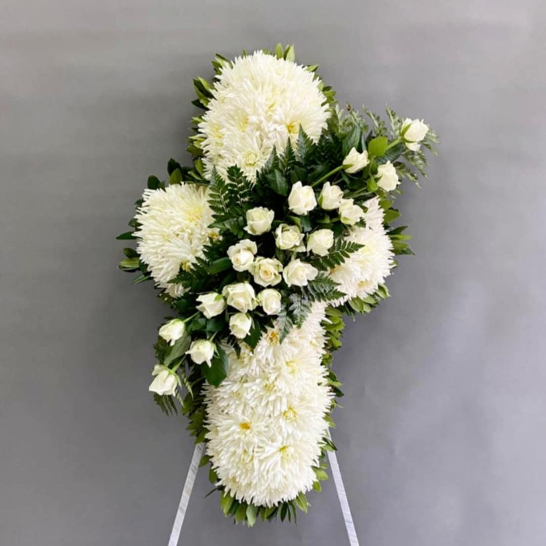 Floral Funeral Crosses
