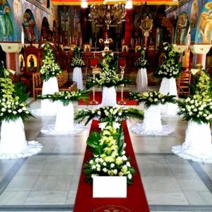 Funeral flower decoration