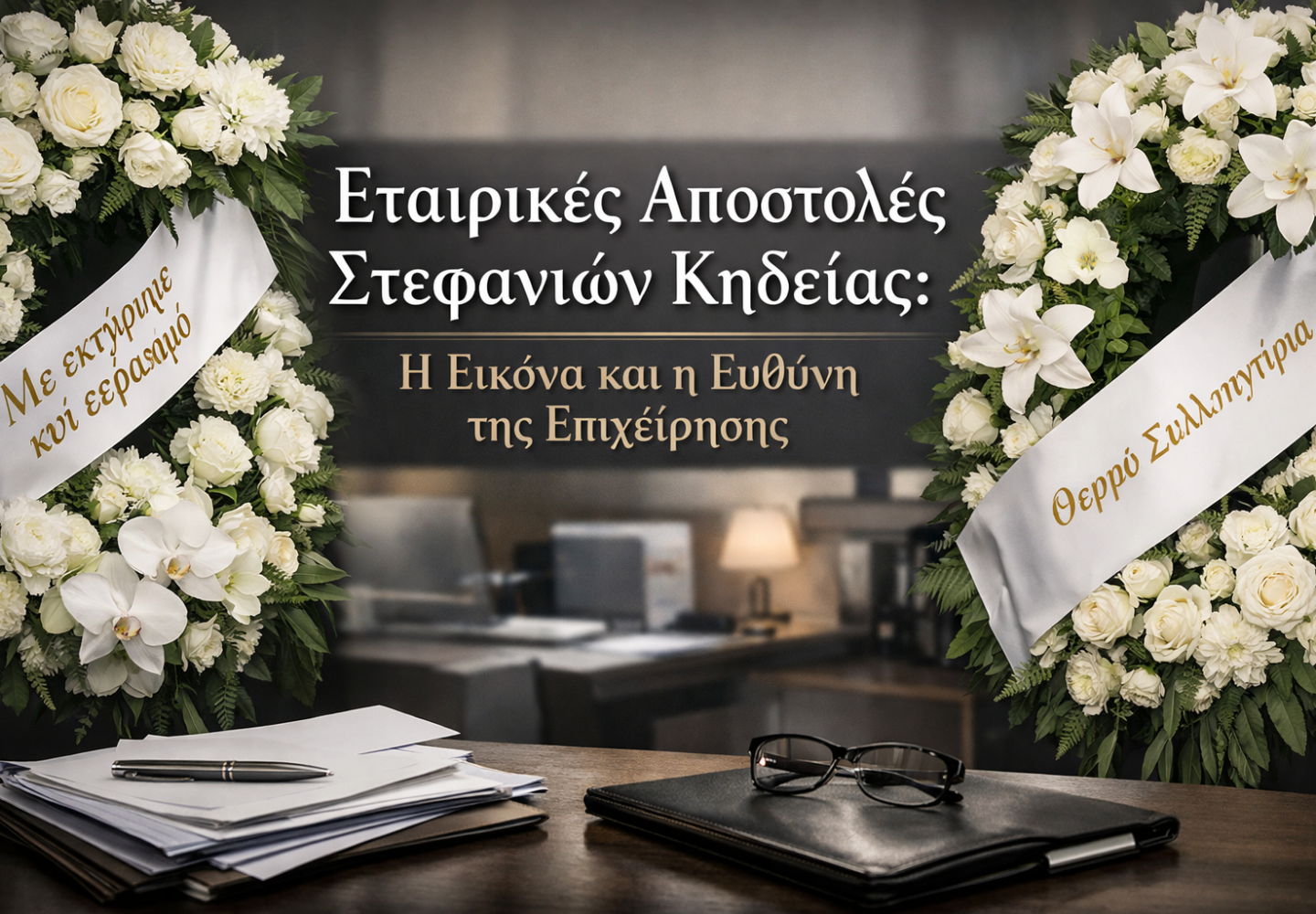Εταιρικές Αποστολές Στεφανιών Κηδείας Η Εικόνα και η Ευθύνη της Επιχείρησης